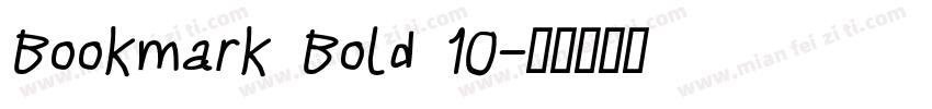 Bookmark Bold 10字体转换